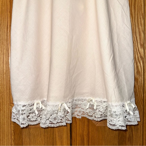 Victoria’s Secret gold label night gown 100% cotton lace trim S true vintage - Picture 3 of 8